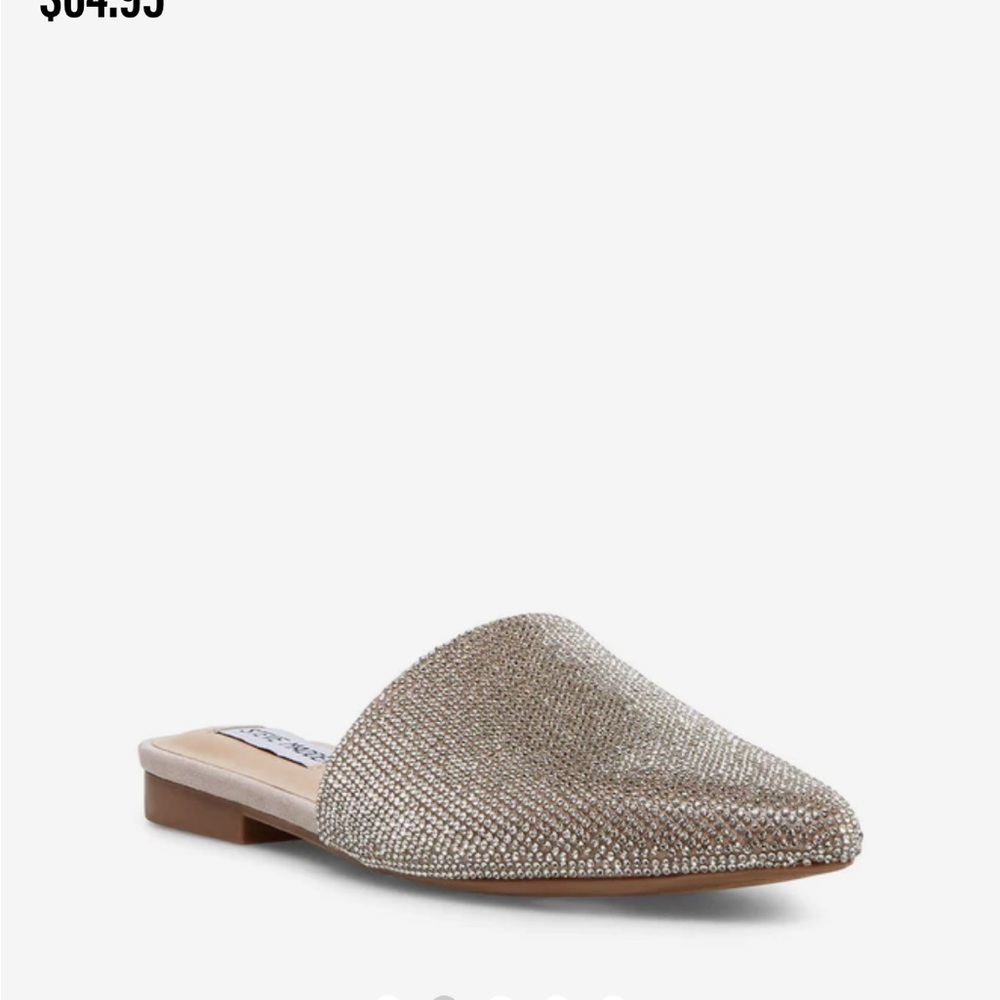 Steve Madden trace rhinestone mules 8.5